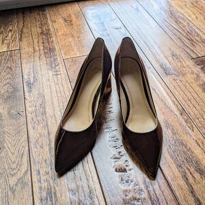 Marc Fisher Zala pump, deep burgundy patent, size 7